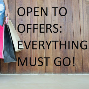 Closet Clearance: Make Me an Offer